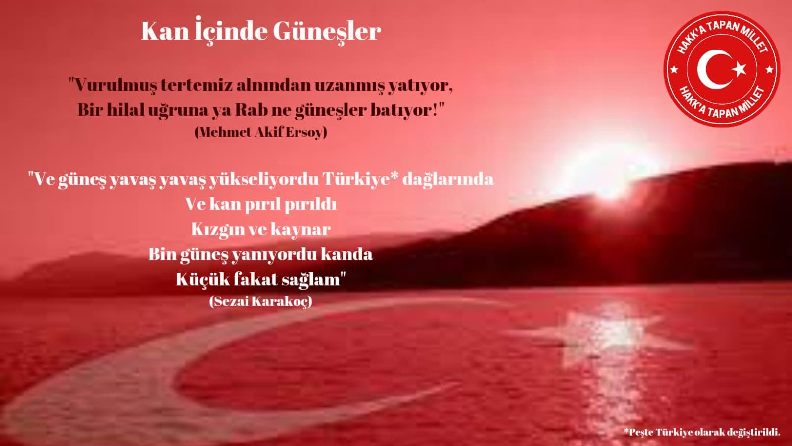 KAN İÇİNDE GÜNEŞLER