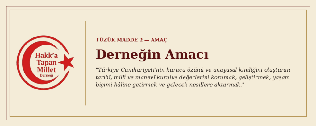 Derneğin Amacı