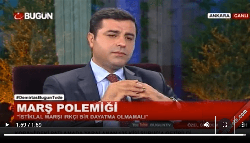 Selahattin Demirtaş’a Cevap: İstiklâl Marşı Irkçı Bir Marş Değildir!